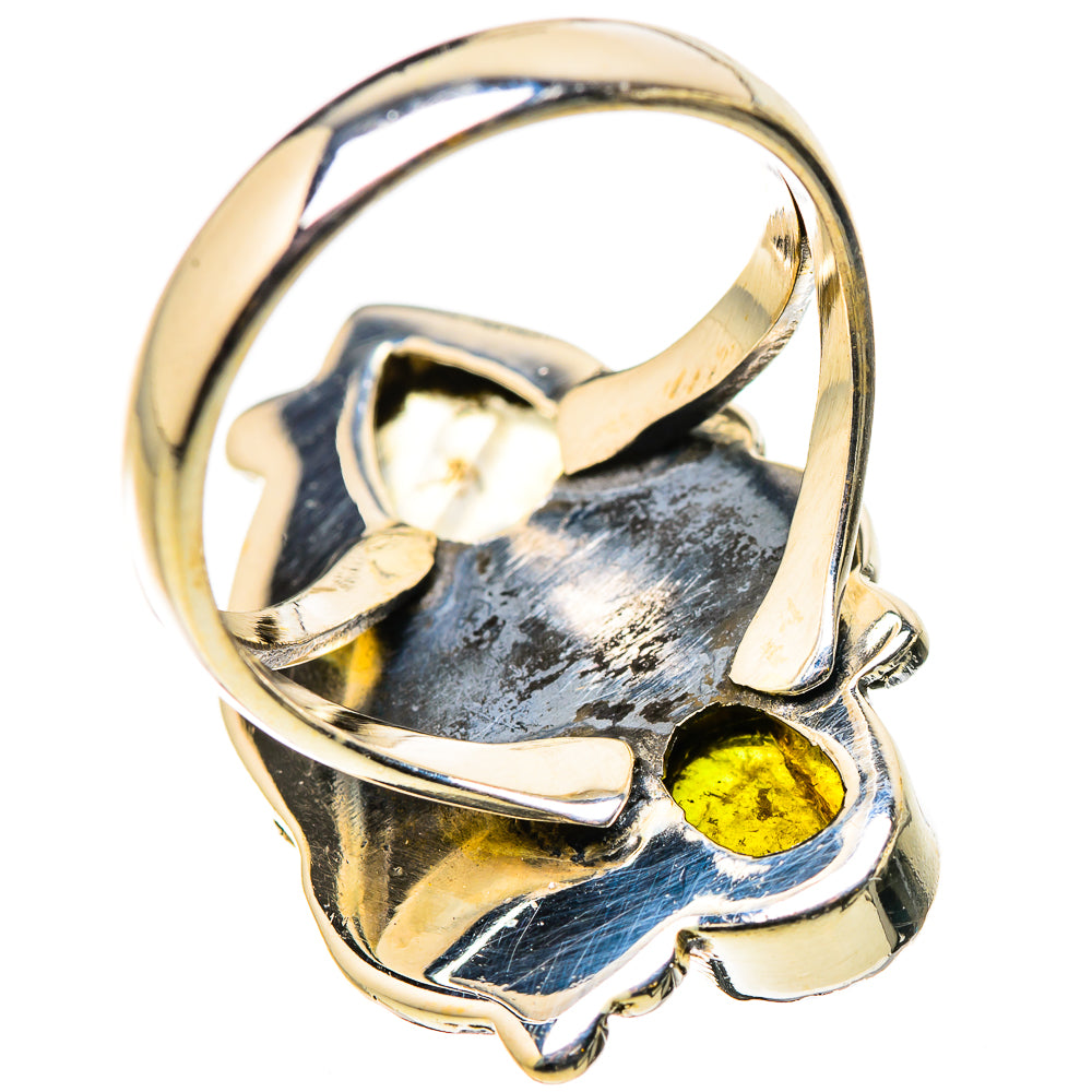 Rainbow Moonstone Rings handcrafted by Anasilvercos - RING130881 - Photo 3