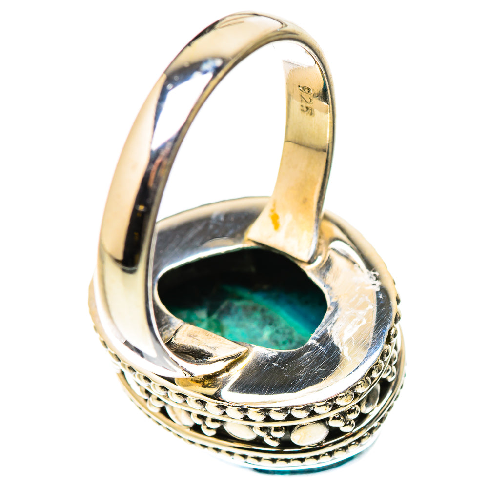 Malachite In Chrysocolla Rings handcrafted by Anasilvercos - RING130891 - Photo 3