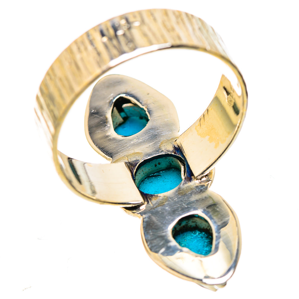 Sleeping Beauty Turquoise Rings handcrafted by Anasilvercos - RING130894 - Photo 3