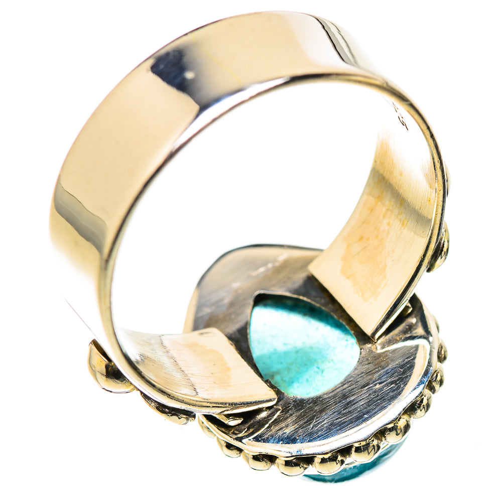 Blue Fluorite Rings handcrafted by Anasilvercos - RING130898 - Photo 3
