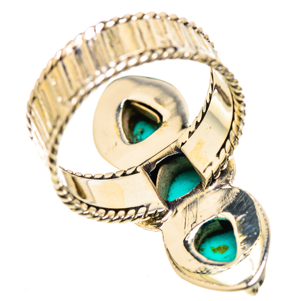 Sleeping Beauty Turquoise Rings handcrafted by Anasilvercos - RING130899 - Photo 3