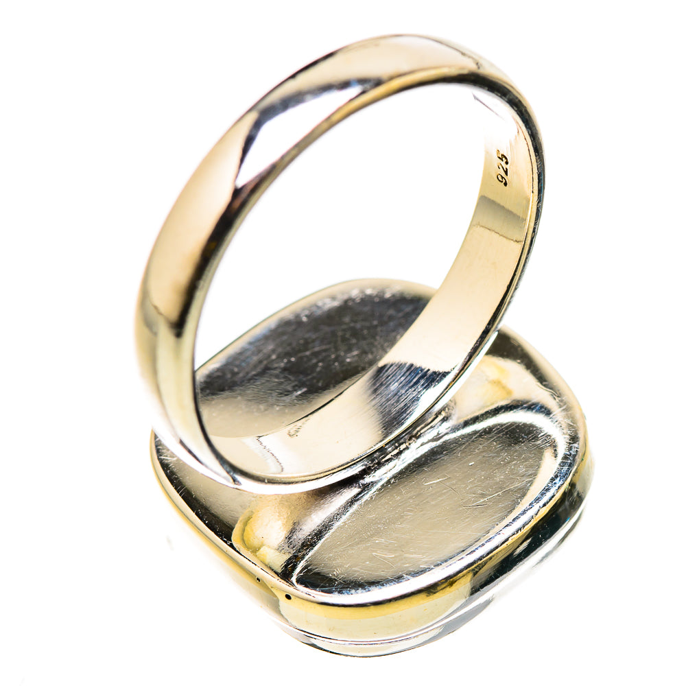 Rainbow Moonstone Rings handcrafted by Anasilvercos - RING130901 - Photo 3