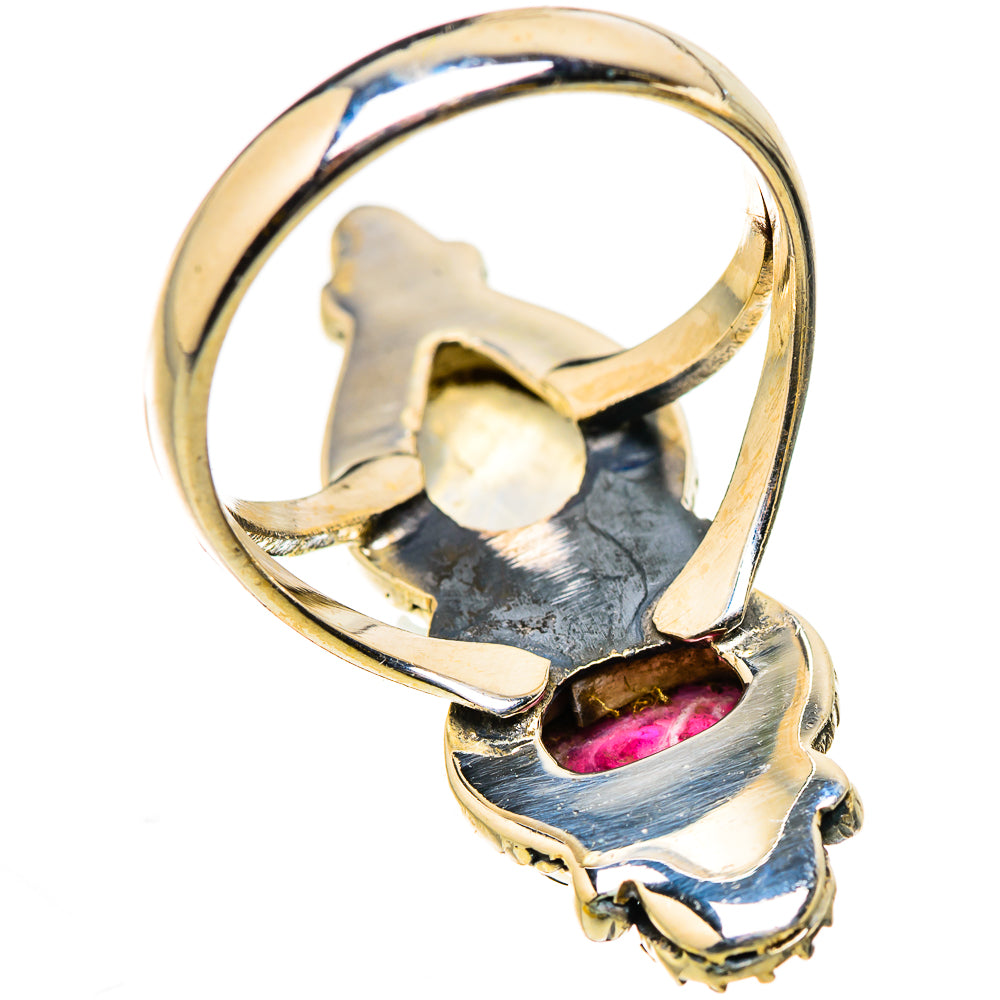 Rainbow Moonstone Rings handcrafted by Anasilvercos - RING130907 - Photo 3