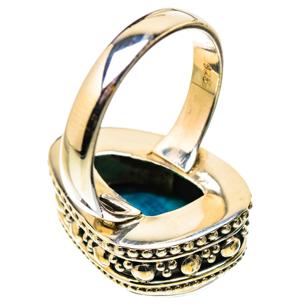 Malachite In Chrysocolla Rings handcrafted by Anasilvercos - RING130915 - Photo 3
