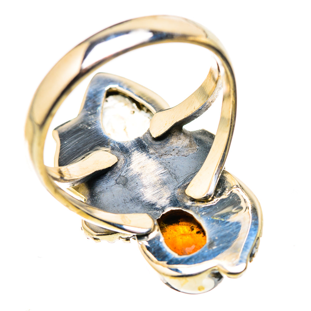 Rainbow Moonstone Rings handcrafted by Anasilvercos - RING130929 - Photo 3