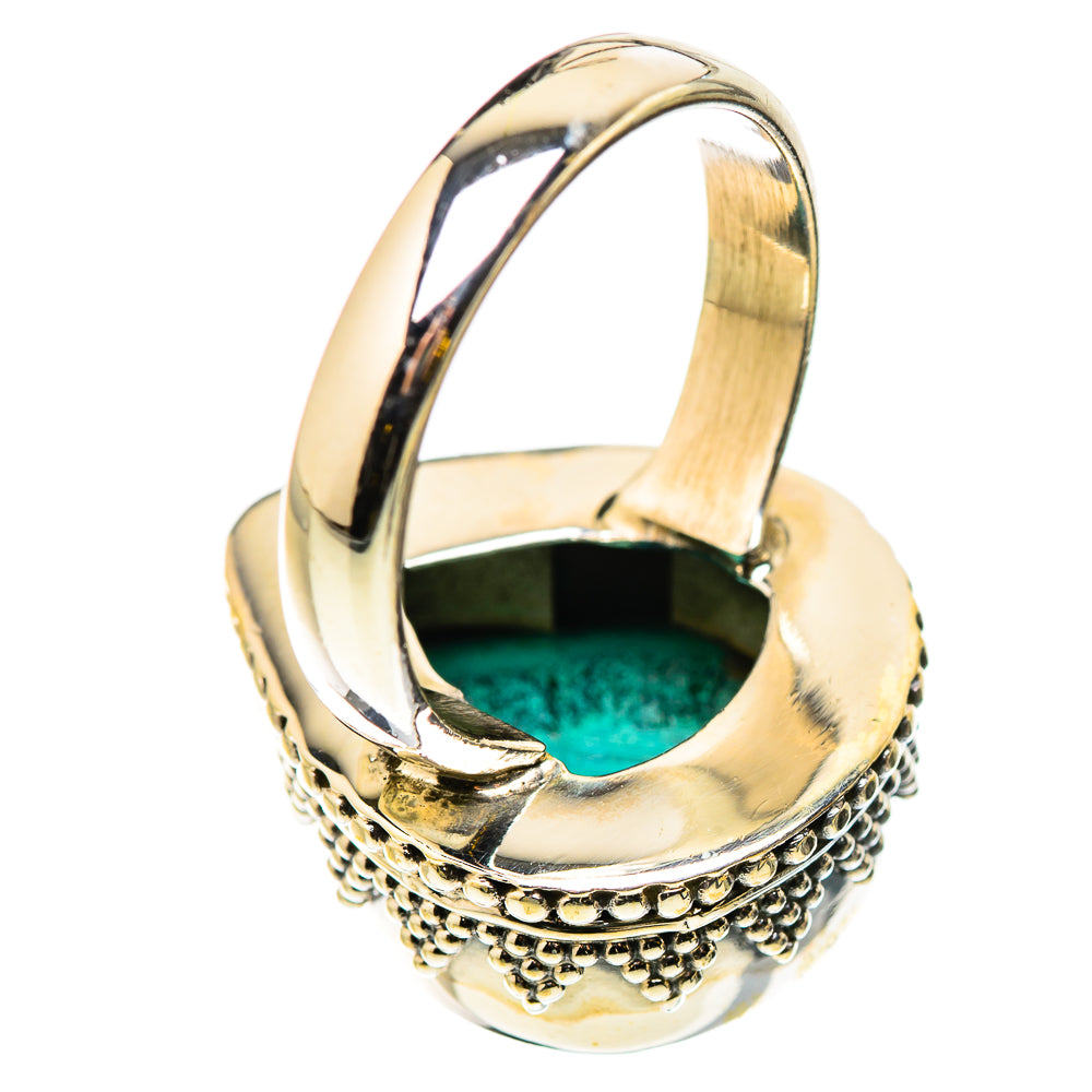 Malachite In Chrysocolla Rings handcrafted by Anasilvercos - RING130935 - Photo 3