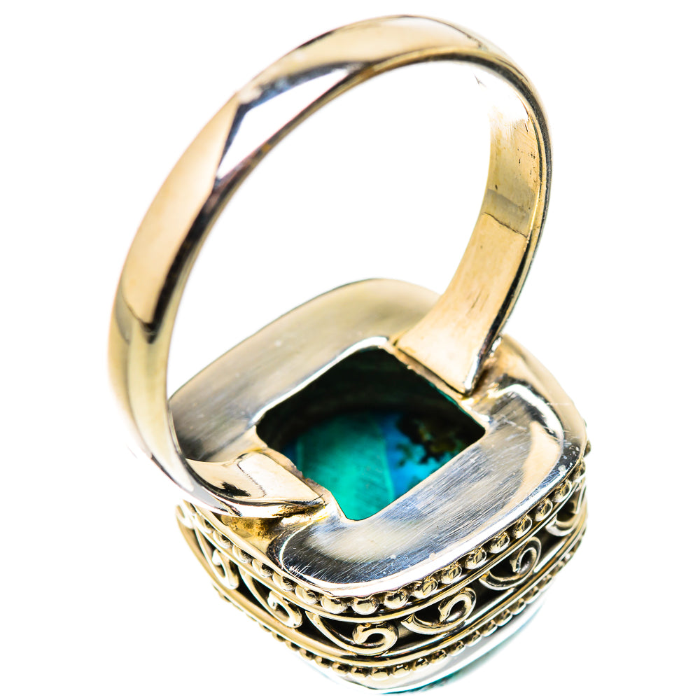Malachite In Chrysocolla Rings handcrafted by Anasilvercos - RING130938 - Photo 3