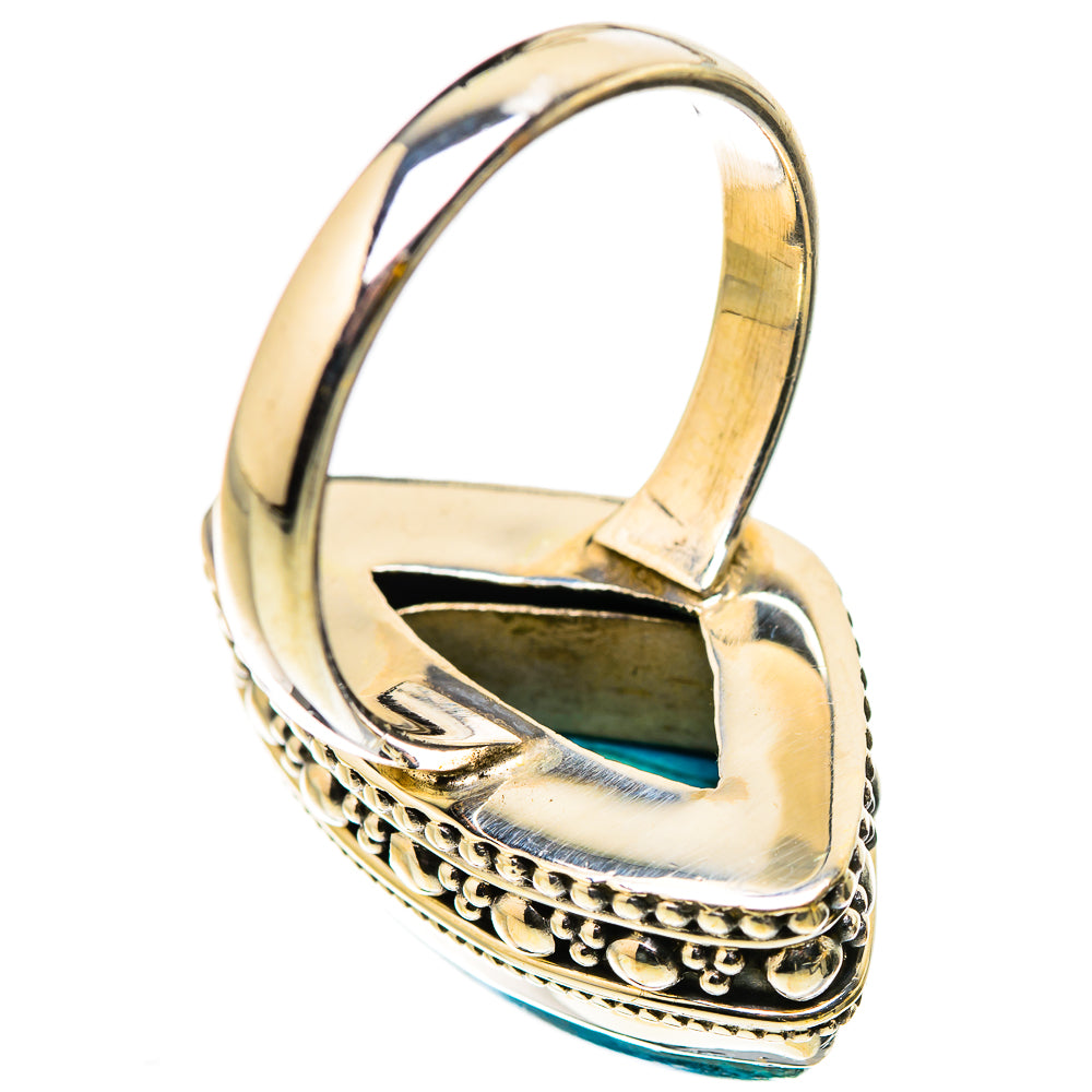 Malachite In Chrysocolla Rings handcrafted by Anasilvercos - RING130957 - Photo 3