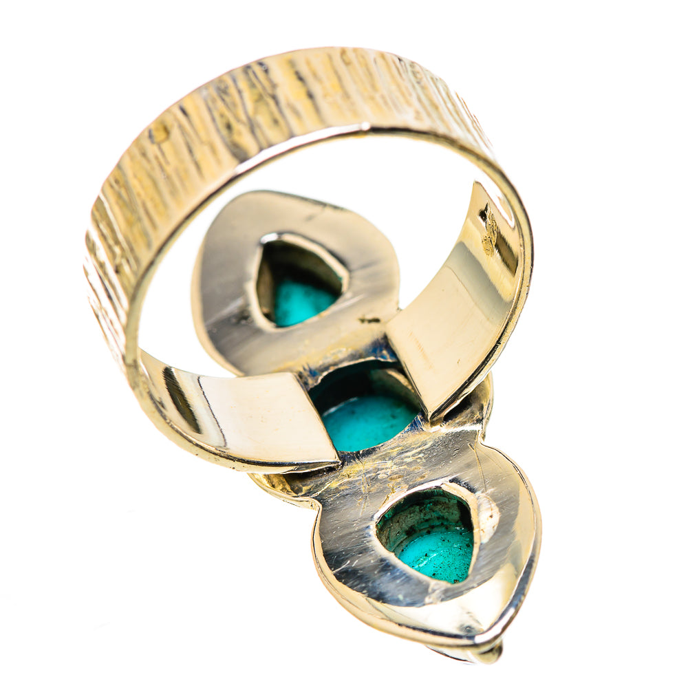 Sleeping Beauty Turquoise Rings handcrafted by Anasilvercos - RING130960 - Photo 3