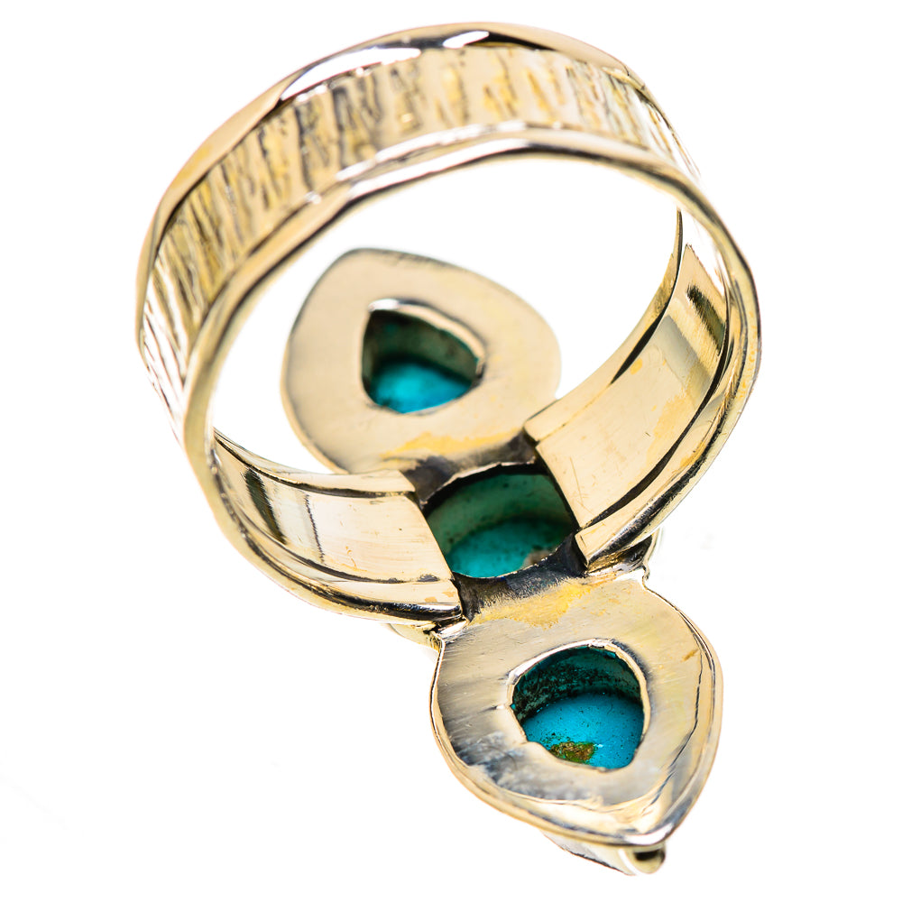Sleeping Beauty Turquoise Rings handcrafted by Anasilvercos - RING130977 - Photo 3