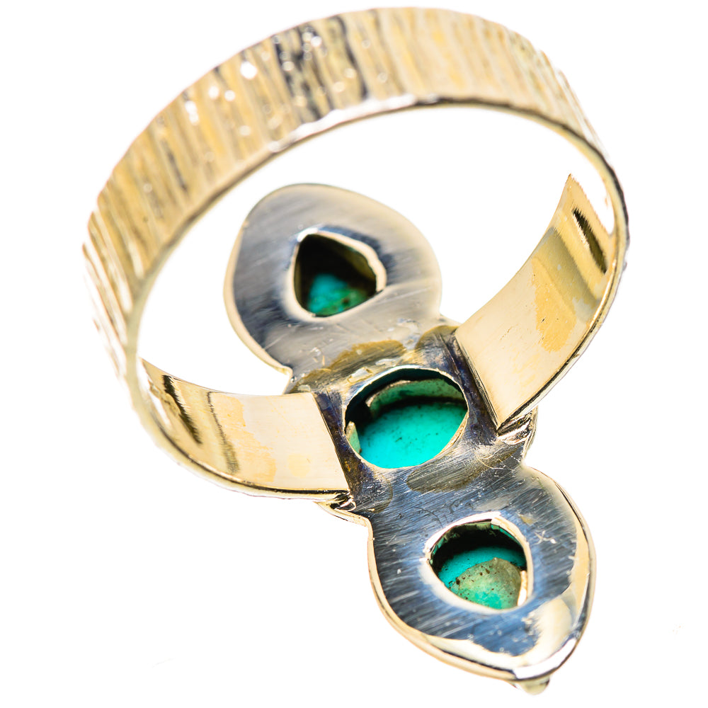 Sleeping Beauty Turquoise Rings handcrafted by Anasilvercos - RING130986 - Photo 3