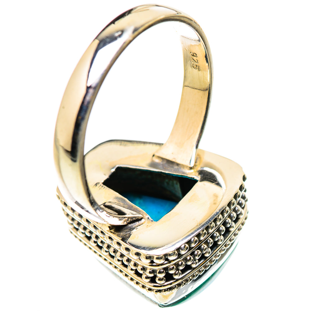Malachite In Chrysocolla Rings handcrafted by Anasilvercos - RING130993 - Photo 3