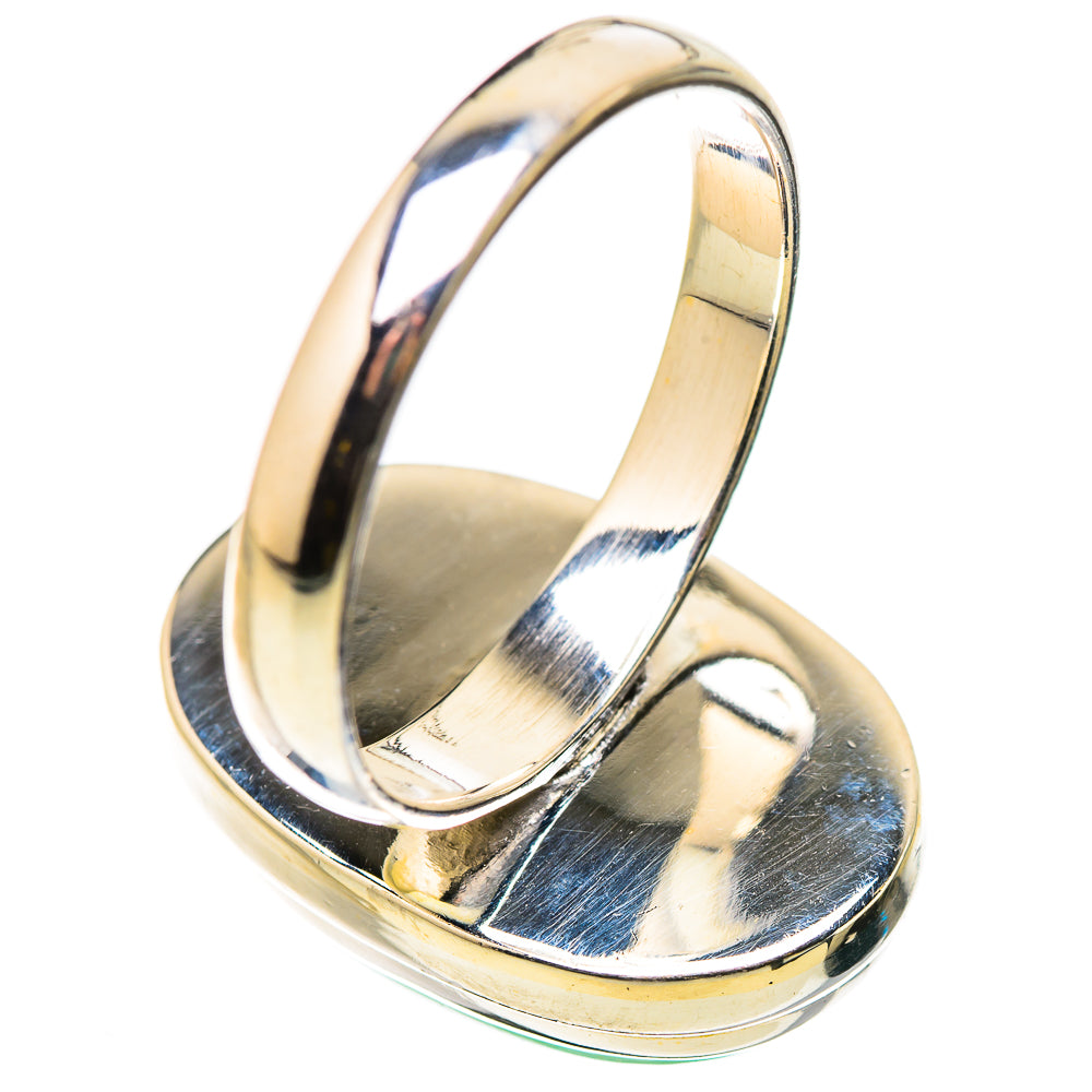 Green Moonstone Rings handcrafted by Anasilvercos - RING131001 - Photo 3
