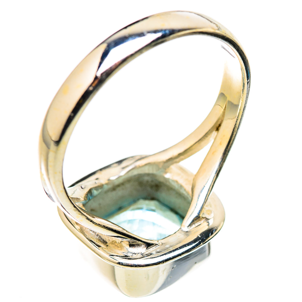 Blue Topaz Rings handcrafted by Anasilvercos - RING131011 - Photo 3