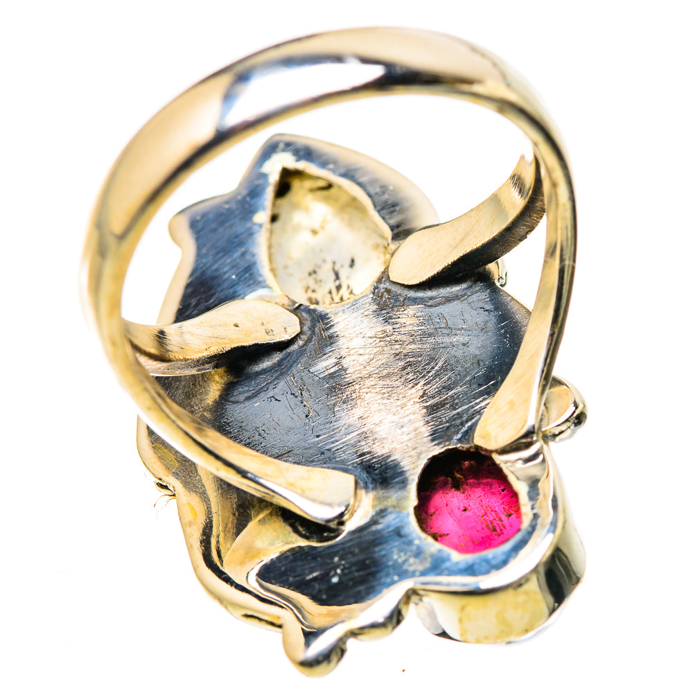 Rainbow Moonstone Rings handcrafted by Anasilvercos - RING131016 - Photo 3