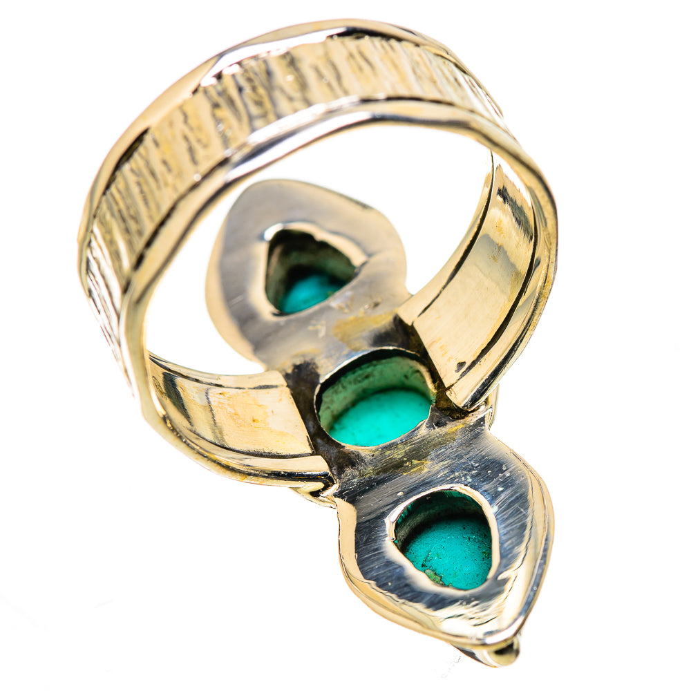 Sleeping Beauty Turquoise Rings handcrafted by Anasilvercos - RING131017 - Photo 3