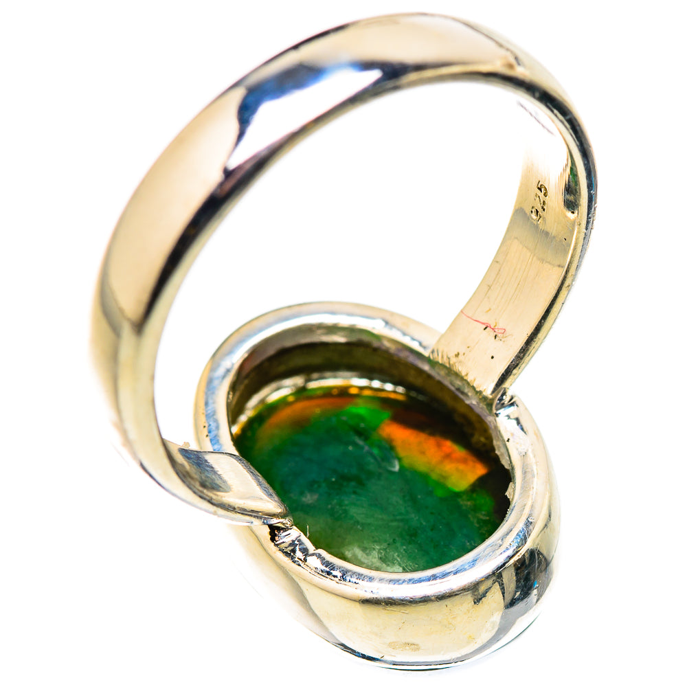 Black Opal Rings handcrafted by Anasilvercos - RING131028 - Photo 3