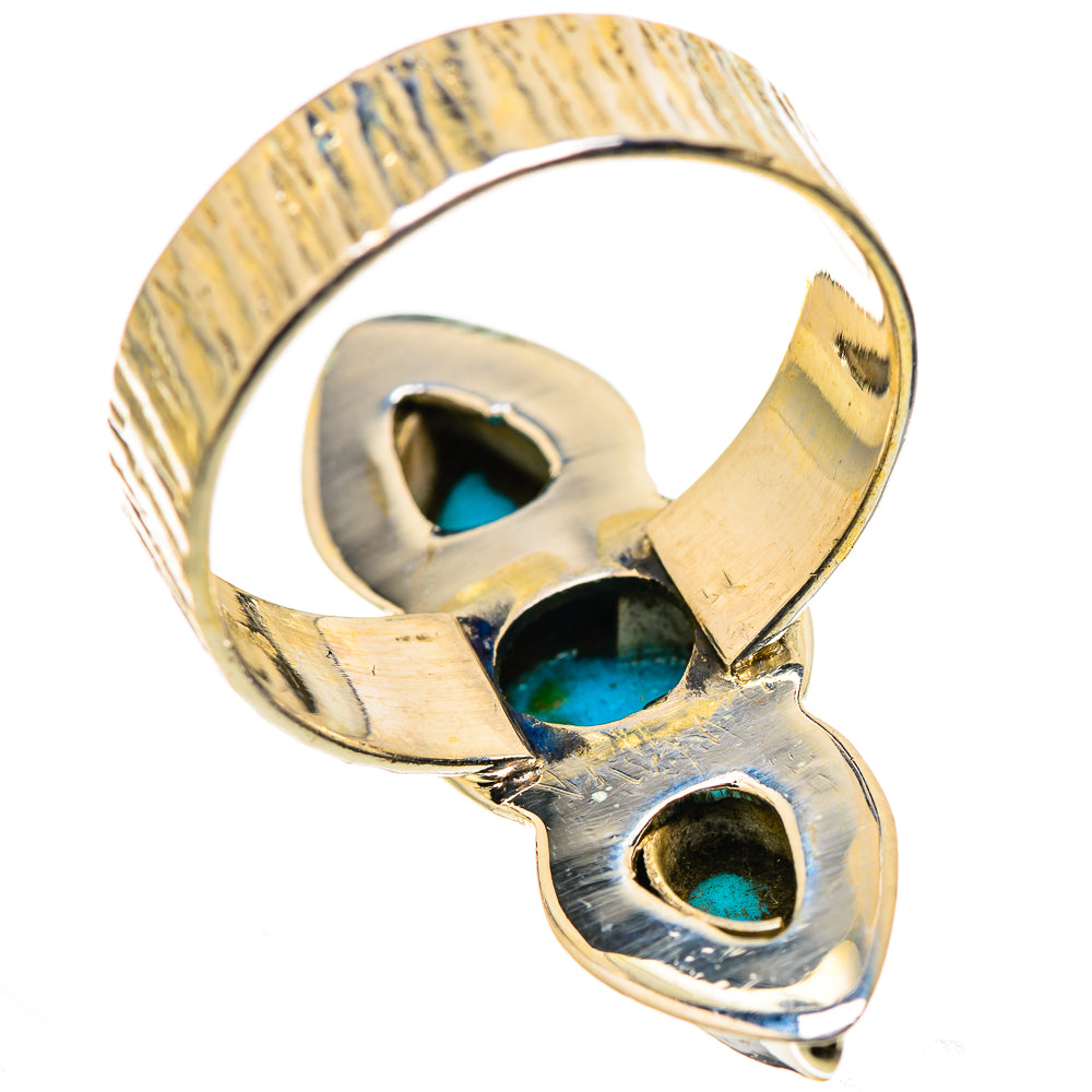 Sleeping Beauty Turquoise Rings handcrafted by Anasilvercos - RING131030 - Photo 3