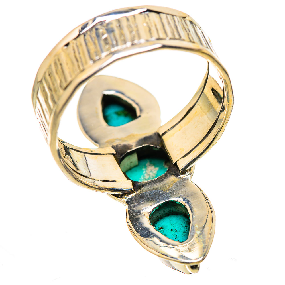Sleeping Beauty Turquoise Rings handcrafted by Anasilvercos - RING131034 - Photo 3