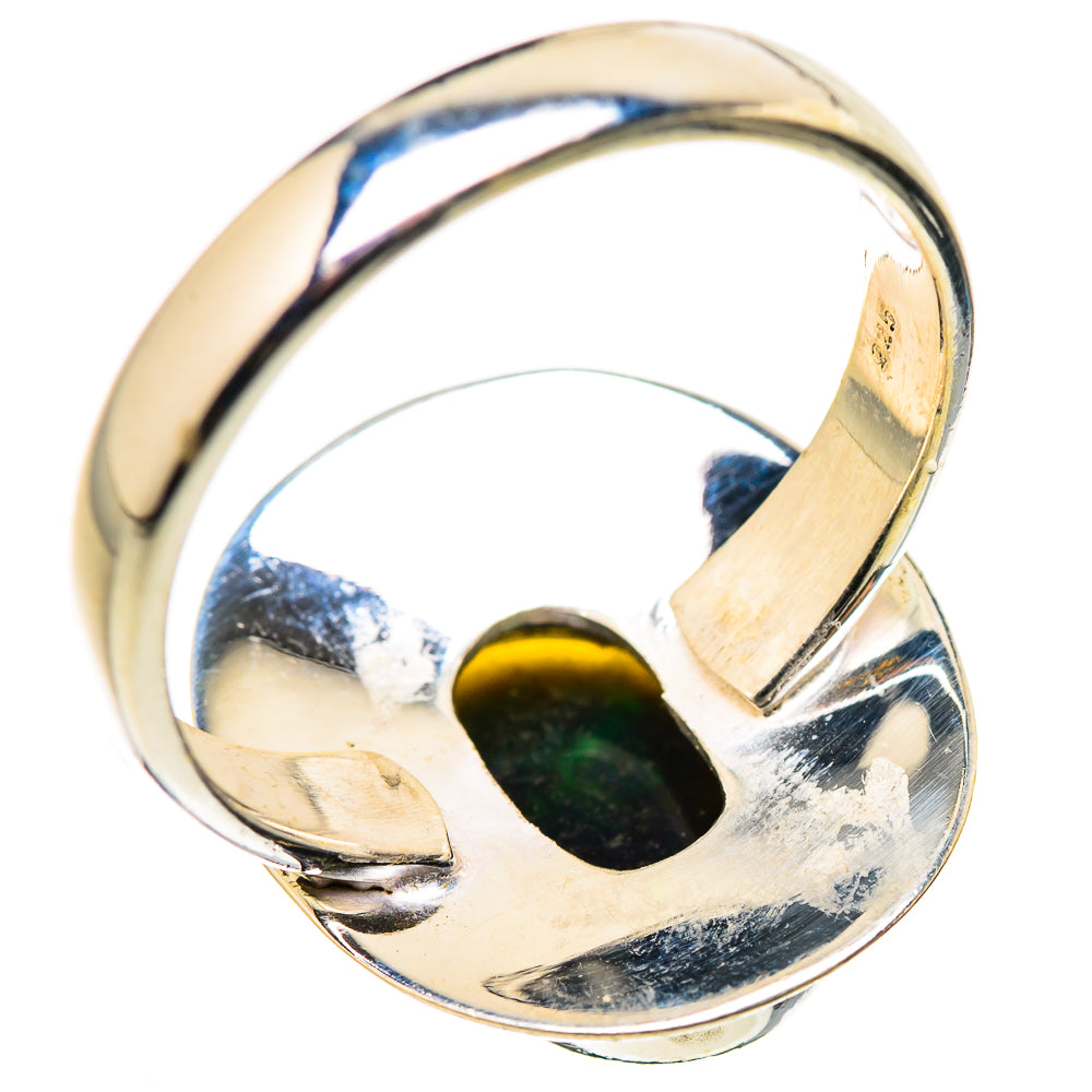Black Opal Rings handcrafted by Anasilvercos - RING131040 - Photo 3