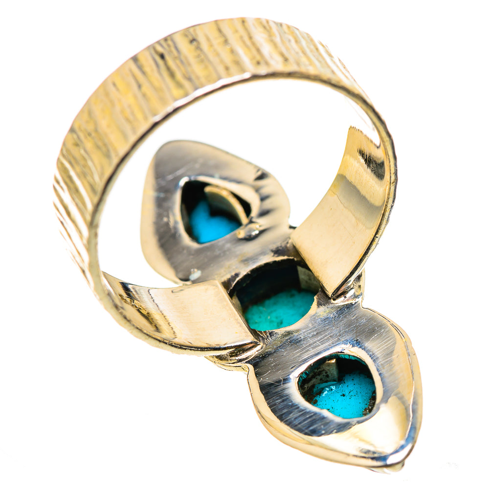 Sleeping Beauty Turquoise Rings handcrafted by Anasilvercos - RING131042 - Photo 3