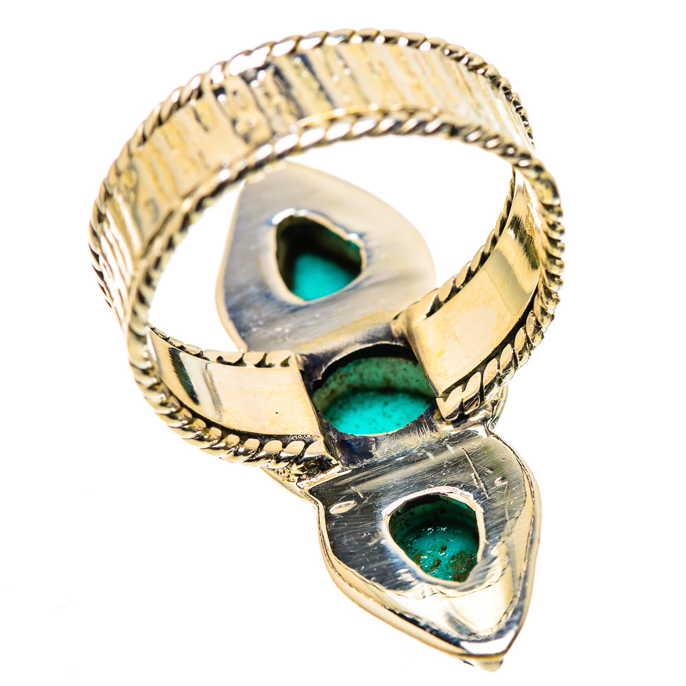 Sleeping Beauty Turquoise Rings handcrafted by Anasilvercos - RING131044 - Photo 3