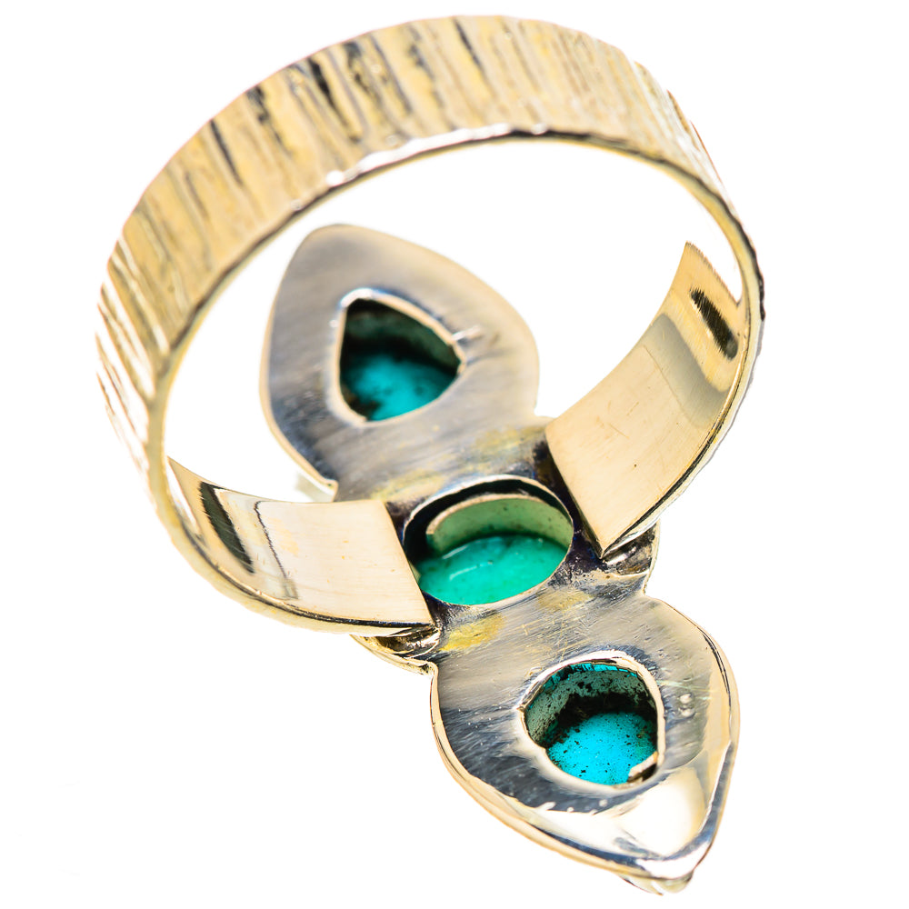 Sleeping Beauty Turquoise Rings handcrafted by Anasilvercos - RING131046 - Photo 3