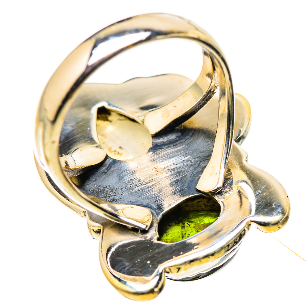 Rainbow Moonstone Rings handcrafted by Anasilvercos - RING131049 - Photo 3