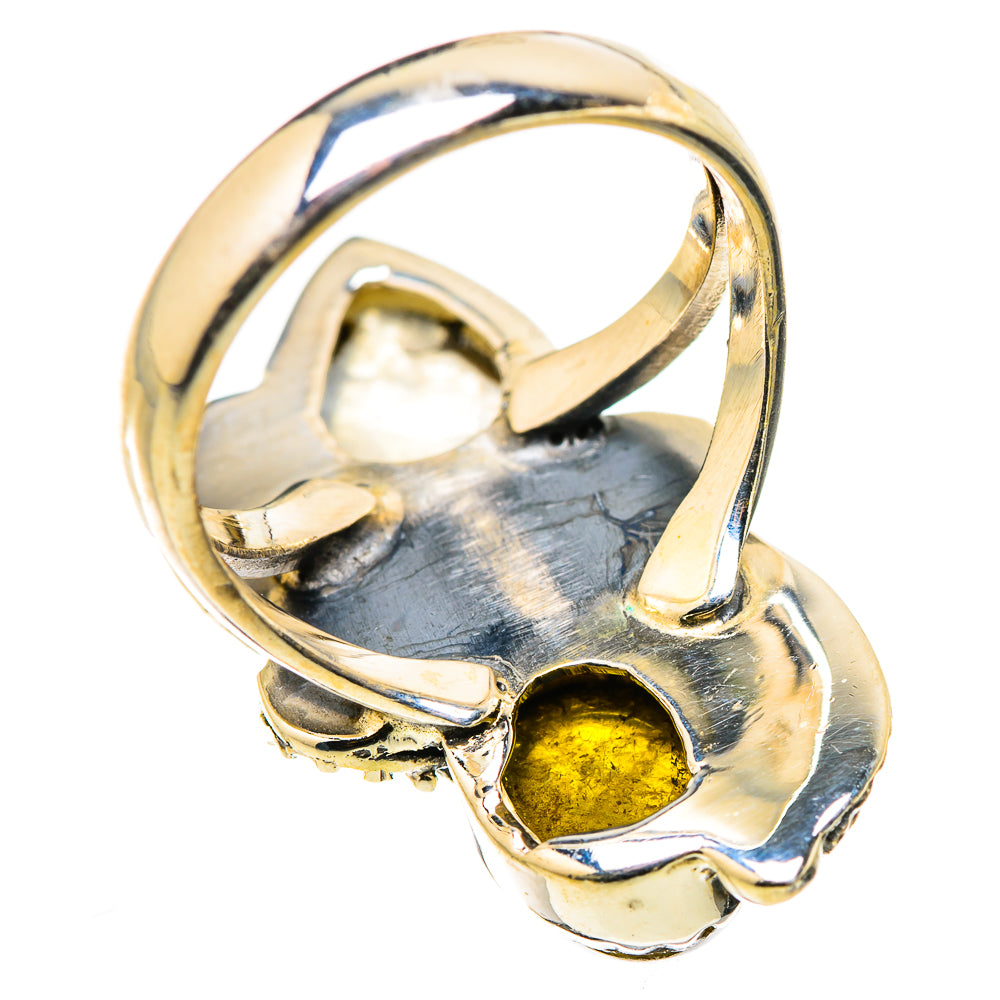 Rainbow Moonstone Rings handcrafted by Anasilvercos - RING131062 - Photo 3