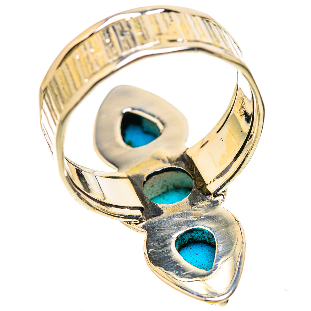 Sleeping Beauty Turquoise Rings handcrafted by Anasilvercos - RING131080 - Photo 3