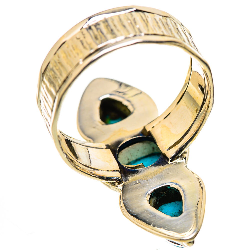 Sleeping Beauty Turquoise Rings handcrafted by Anasilvercos - RING131085 - Photo 3