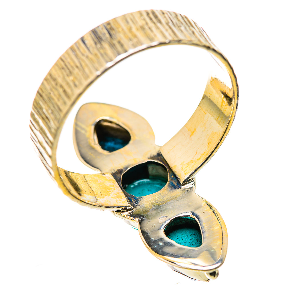 Sleeping Beauty Turquoise Rings handcrafted by Anasilvercos - RING131088 - Photo 3