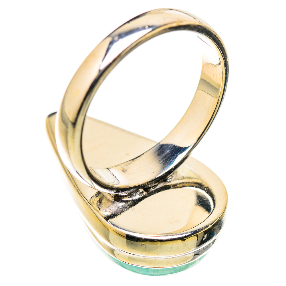 Green Moonstone Rings handcrafted by Anasilvercos - RING131089 - Photo 3