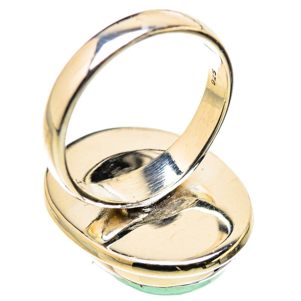 Green Moonstone Rings handcrafted by Anasilvercos - RING131090 - Photo 3