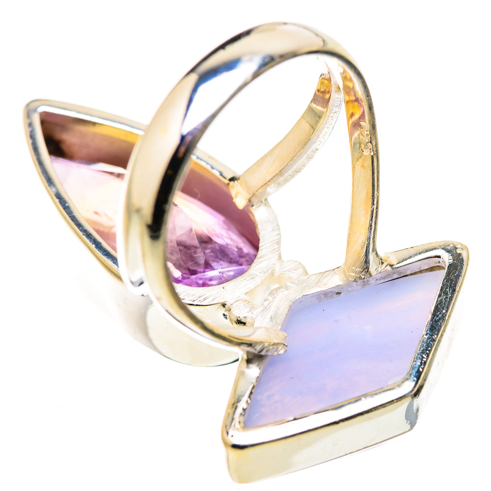 Faceted Ametrine Rings handcrafted by Anasilvercos - RING131094 - Photo 3