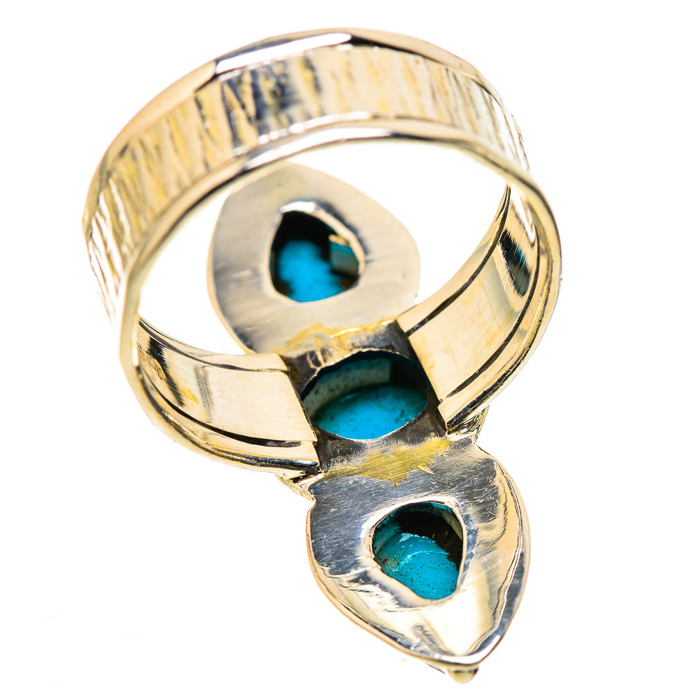 Sleeping Beauty Turquoise Rings handcrafted by Anasilvercos - RING131096 - Photo 3