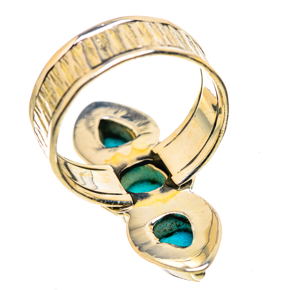 Sleeping Beauty Turquoise Rings handcrafted by Anasilvercos - RING131109 - Photo 3