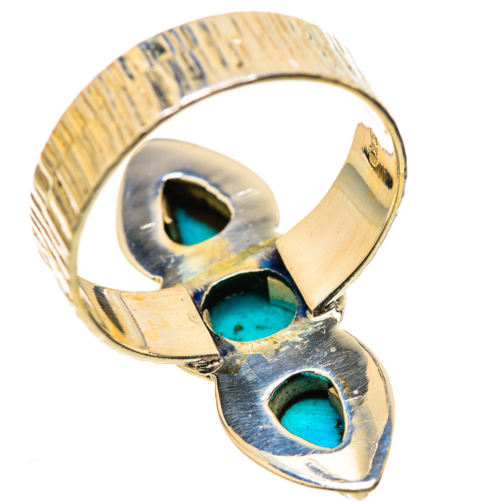 Sleeping Beauty Turquoise Rings handcrafted by Anasilvercos - RING131110 - Photo 3