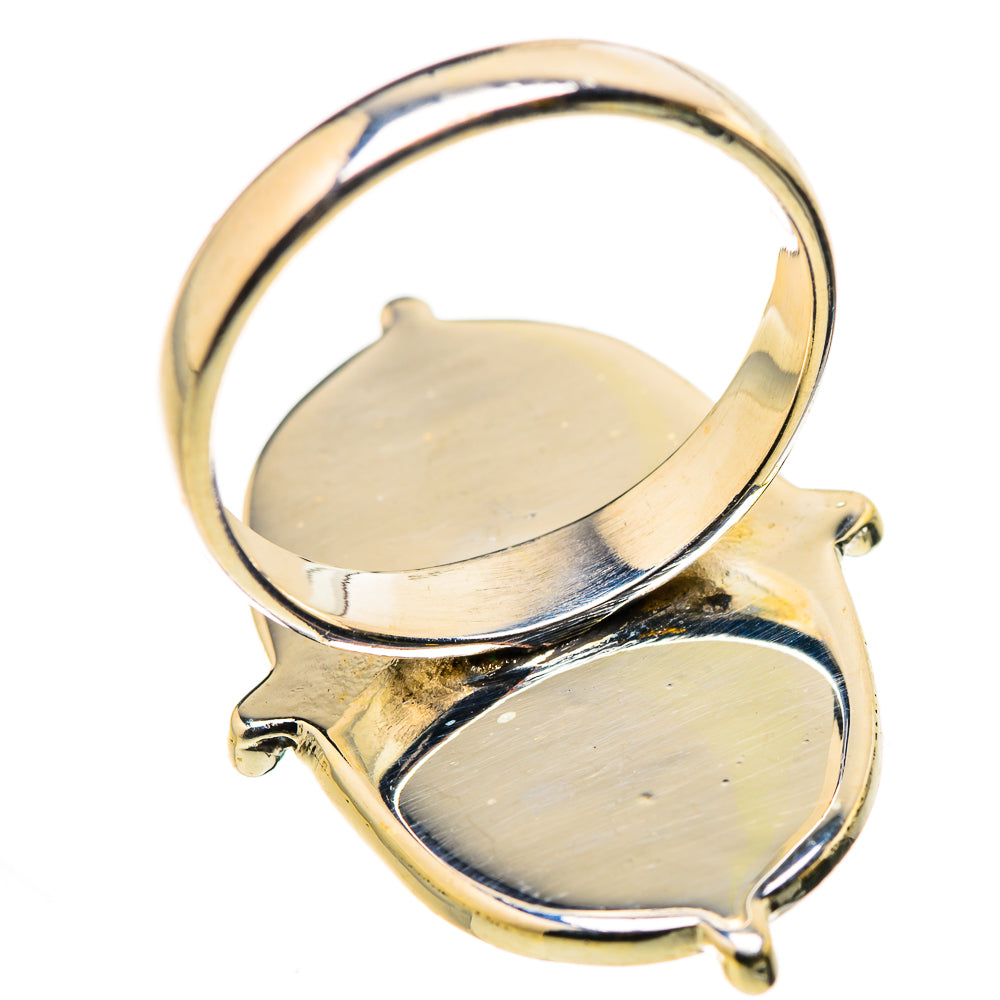 Green Moonstone Rings handcrafted by Anasilvercos - RING131131 - Photo 3