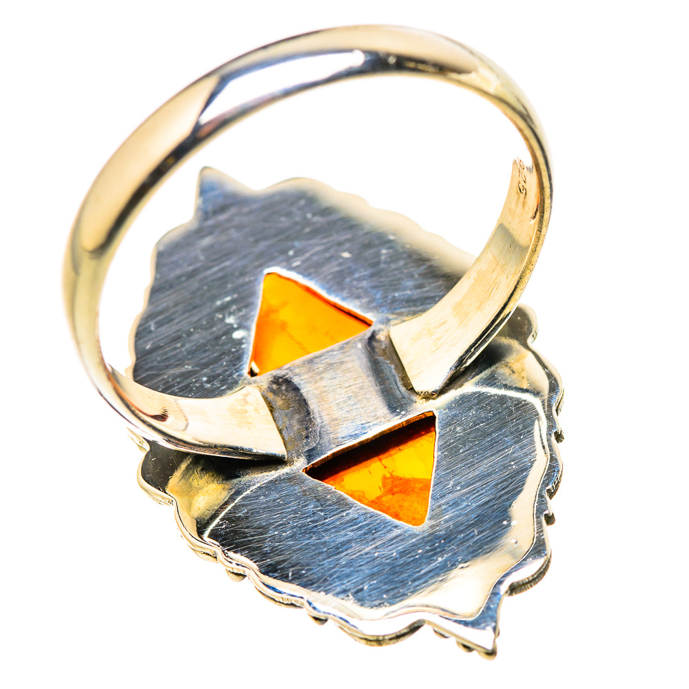 Baltic Amber Rings handcrafted by Anasilvercos - RING131137 - Photo 3