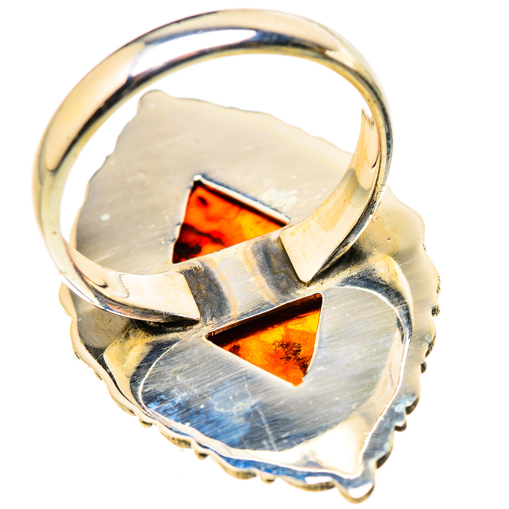 Baltic Amber Rings handcrafted by Anasilvercos - RING131138 - Photo 3