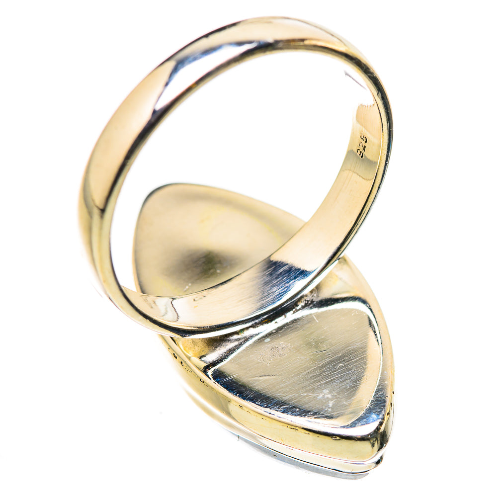 Rainbow Moonstone Rings handcrafted by Anasilvercos - RING131145 - Photo 3