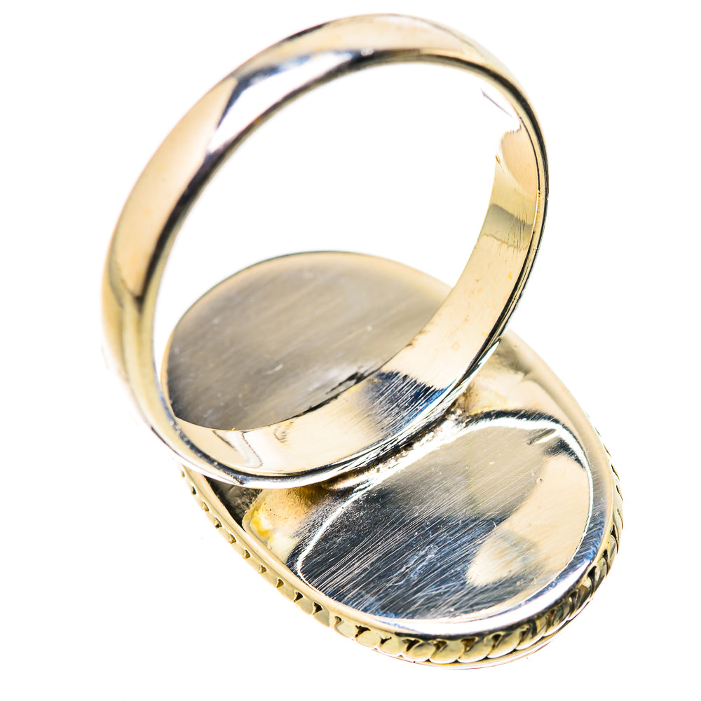 Rainbow Moonstone Rings handcrafted by Anasilvercos - RING131146 - Photo 3
