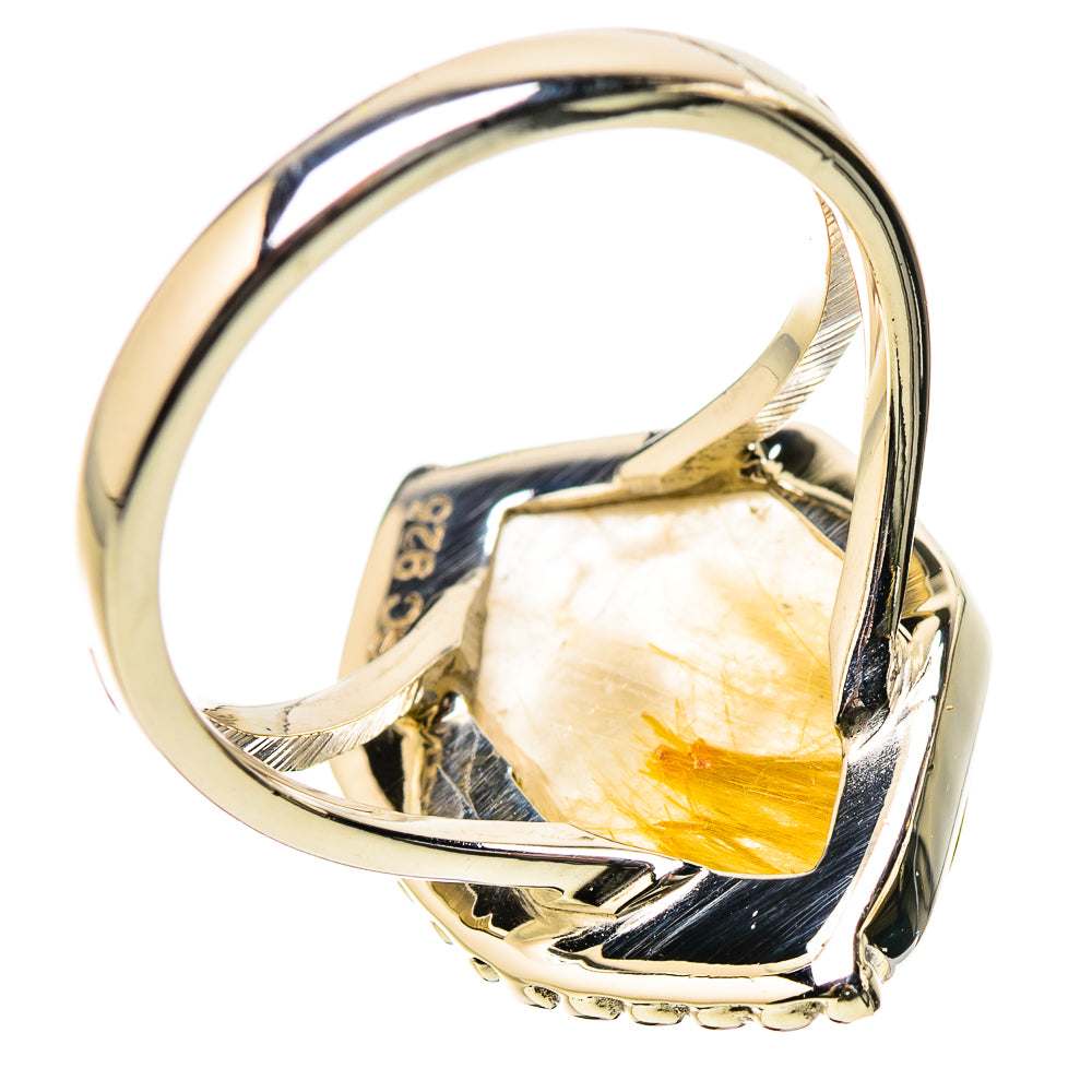 Rutilated Quartz Rings handcrafted by Anasilvercos - RING131164 - Photo 3