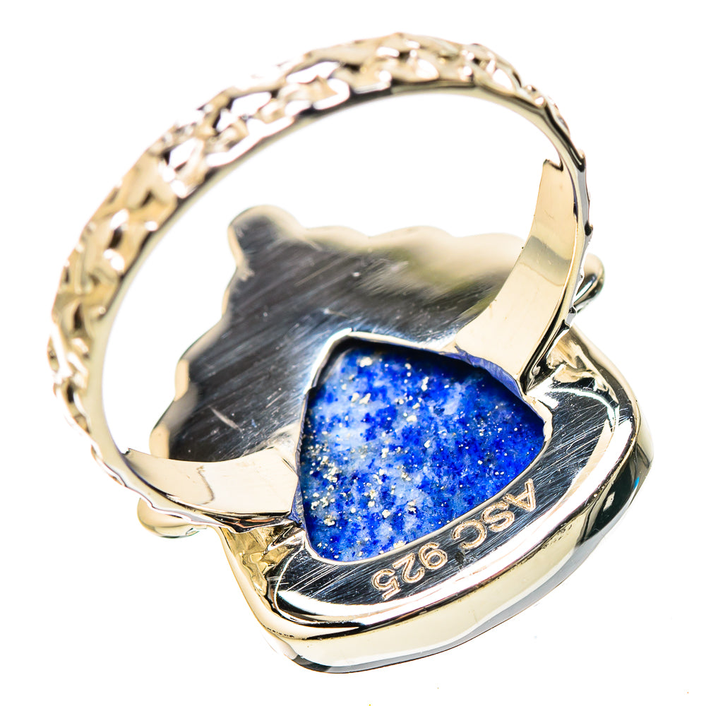 Lapis Lazuli Rings handcrafted by Anasilvercos - RING131176 - Photo 3