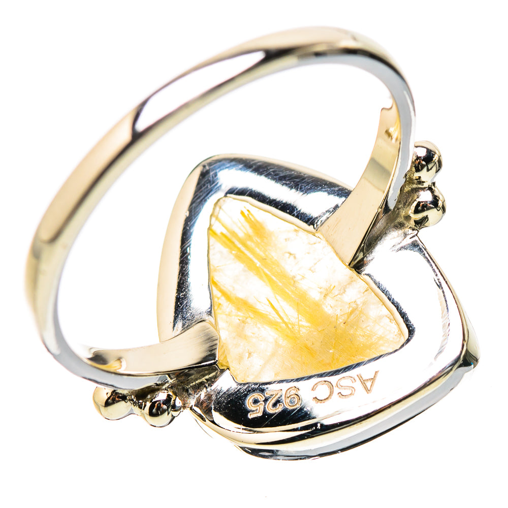 Rutilated Quartz Rings handcrafted by Anasilvercos - RING131190 - Photo 3
