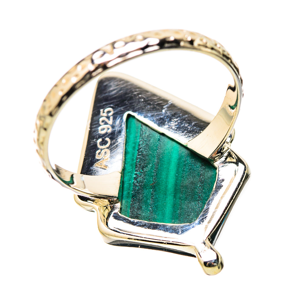 Malachite Rings handcrafted by Anasilvercos - RING131197 - Photo 3