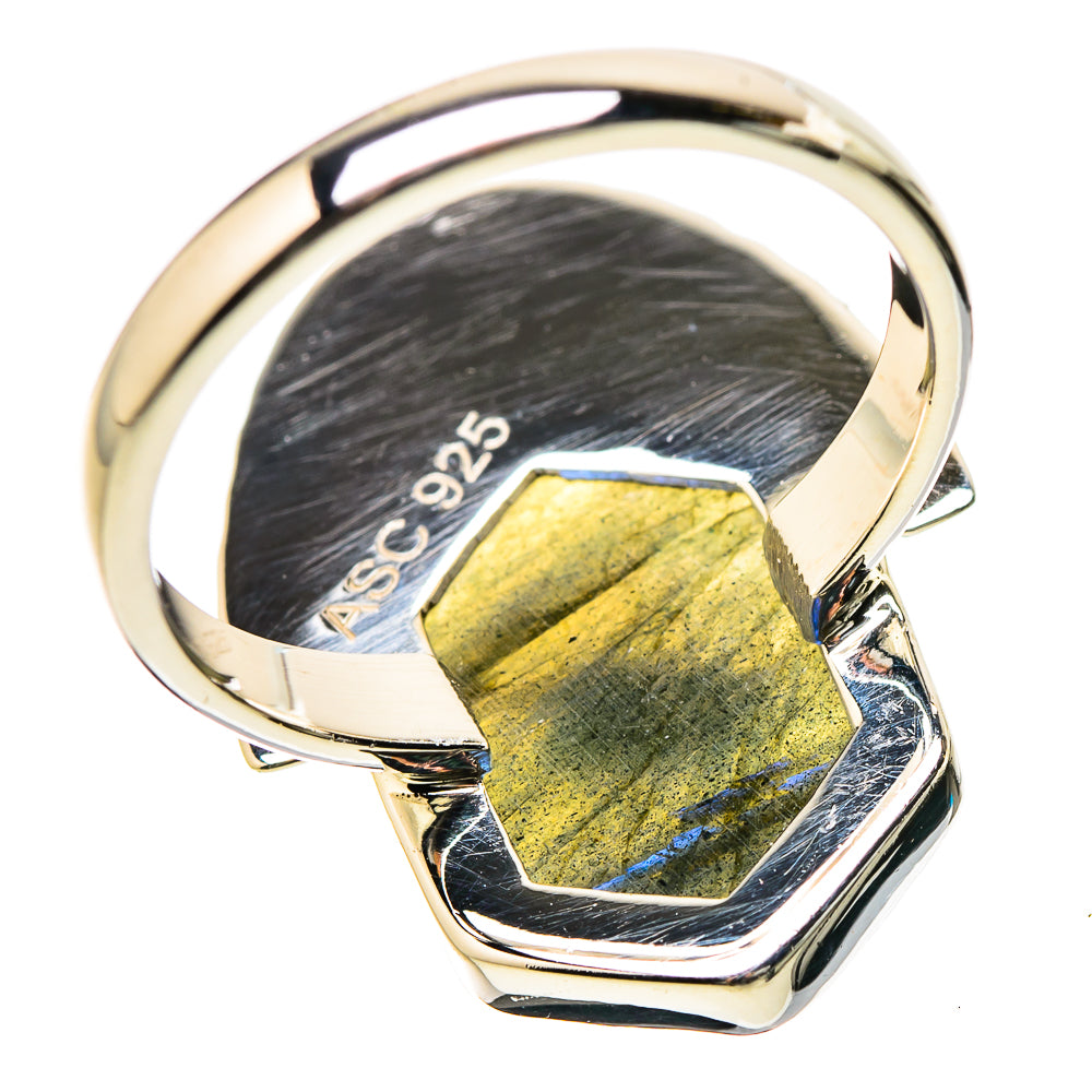Labradorite Rings handcrafted by Anasilvercos - RING131211 - Photo 3