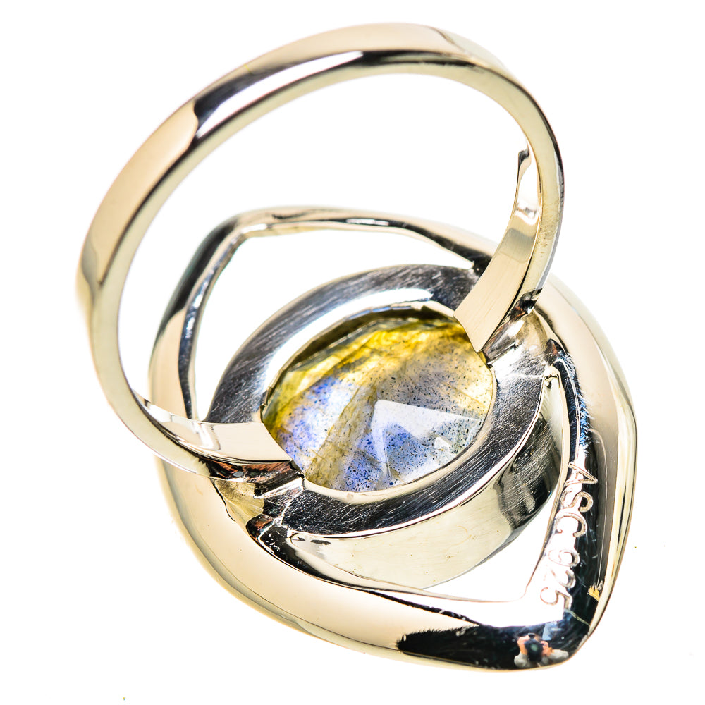 Labradorite Rings handcrafted by Anasilvercos - RING131212 - Photo 3
