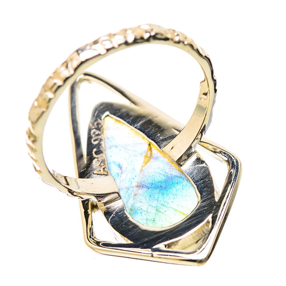 Labradorite Rings handcrafted by Anasilvercos - RING131220 - Photo 3